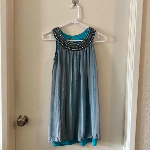 Size S Blue Shift Dress